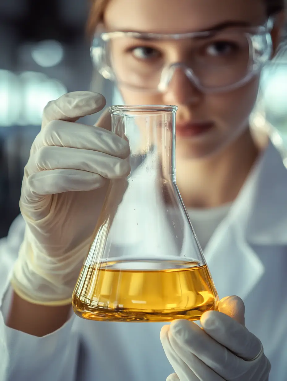 Öljyanalyysi tutkittavana Fluidlabin laboratoriossa Suomessa